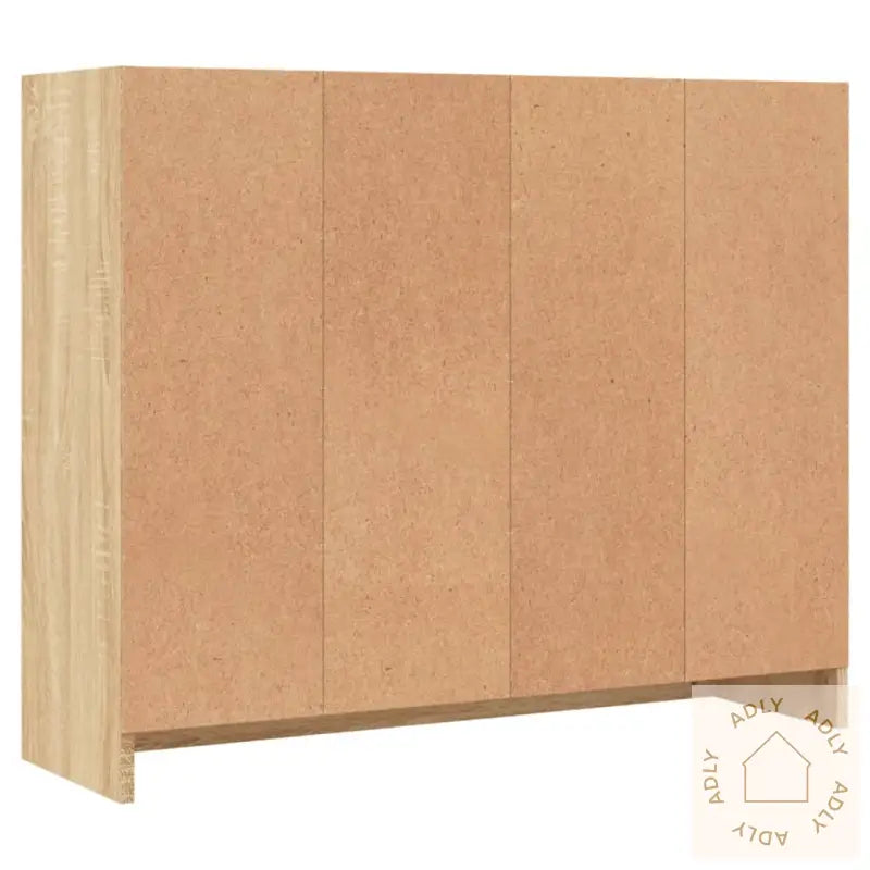 Skjenk Sonoma Eik 91X28X75 Cm Konstruert Tre