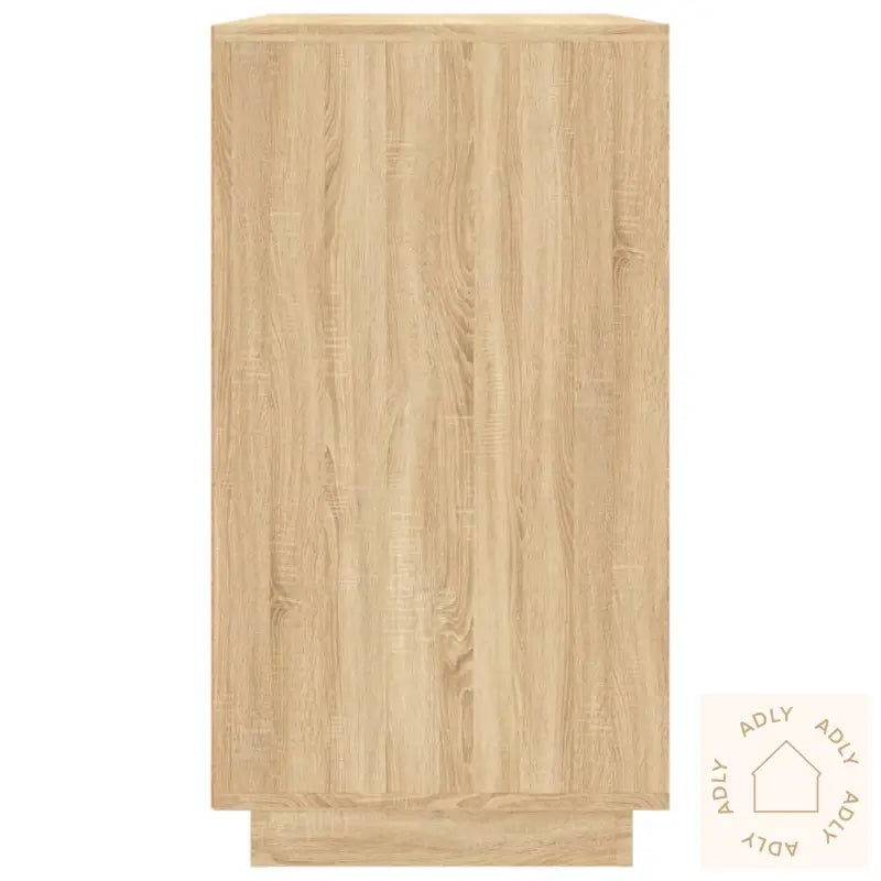 Skjenk Sonoma Eik 80X34X75 Cm Konstruert Tre