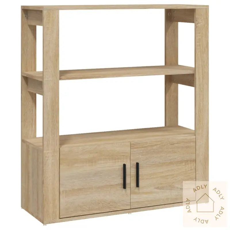Skjenk Sonoma Eik 80X30X90 Cm Konstruert Tre