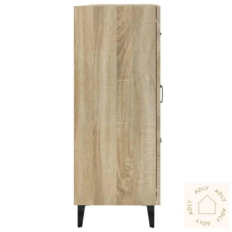 Skjenk Sonoma Eik 69,5X34X90 Cm Konstruert Tre