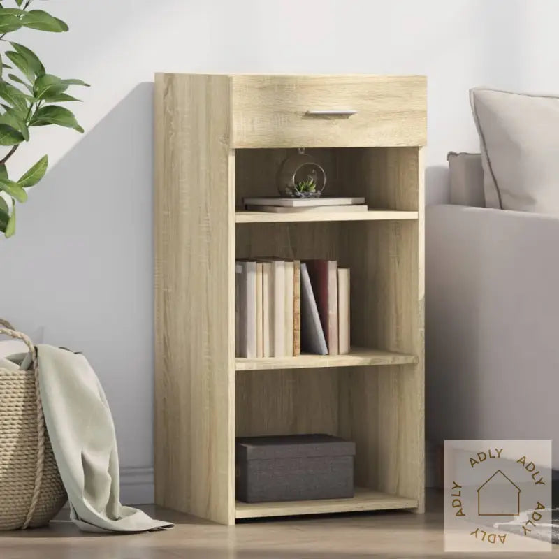 Skjenk Sonoma Eik 45X42,5X93 Cm Konstruert Tre