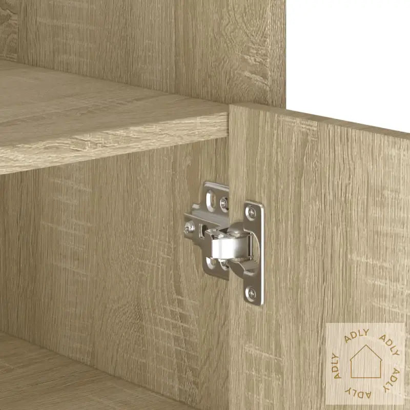 Skjenk Sonoma Eik 45X35X75 Cm Konstruert Tre