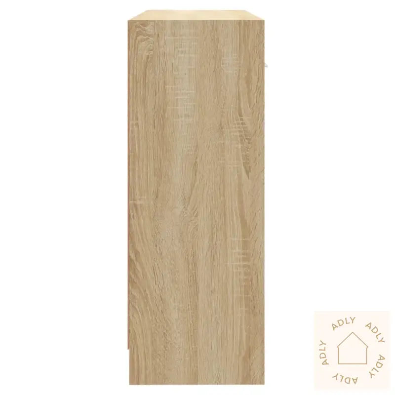 Skjenk Sonoma Eik 91X28X75 Cm Konstruert Tre