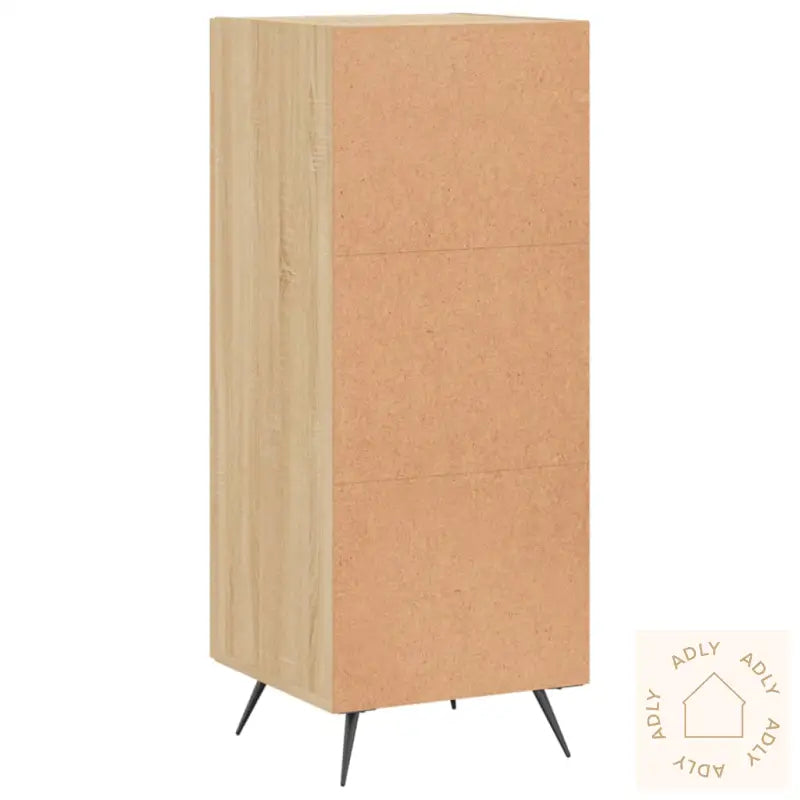 Skjenk Sonoma Eik 34,5X34X90 Cm Konstruert Tre