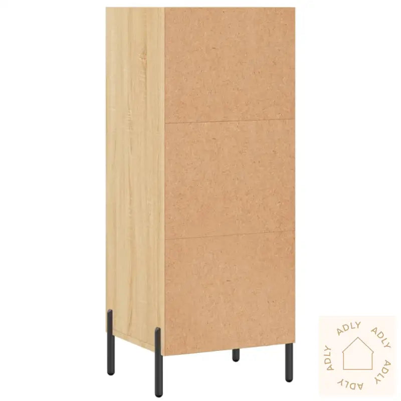 Skjenk Sonoma Eik 34,5X32,5X90 Cm Konstruert Tre