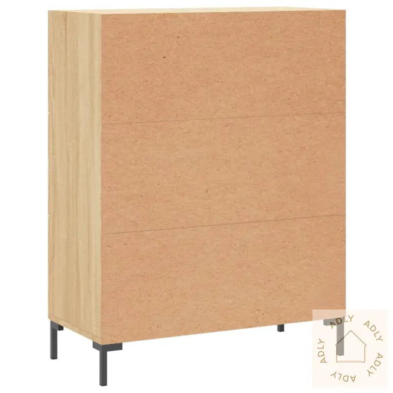 Skjenk Sonoma Eik 69,5X34X90 Cm Konstruert Tre