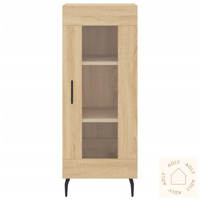 Skjenk Sonoma Eik 34,5X34X90 Cm Konstruert Tre