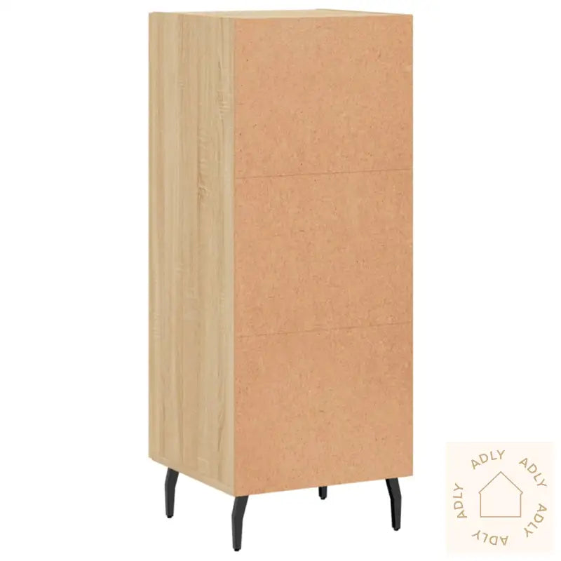Skjenk Sonoma Eik 34,5X34X90 Cm Konstruert Tre