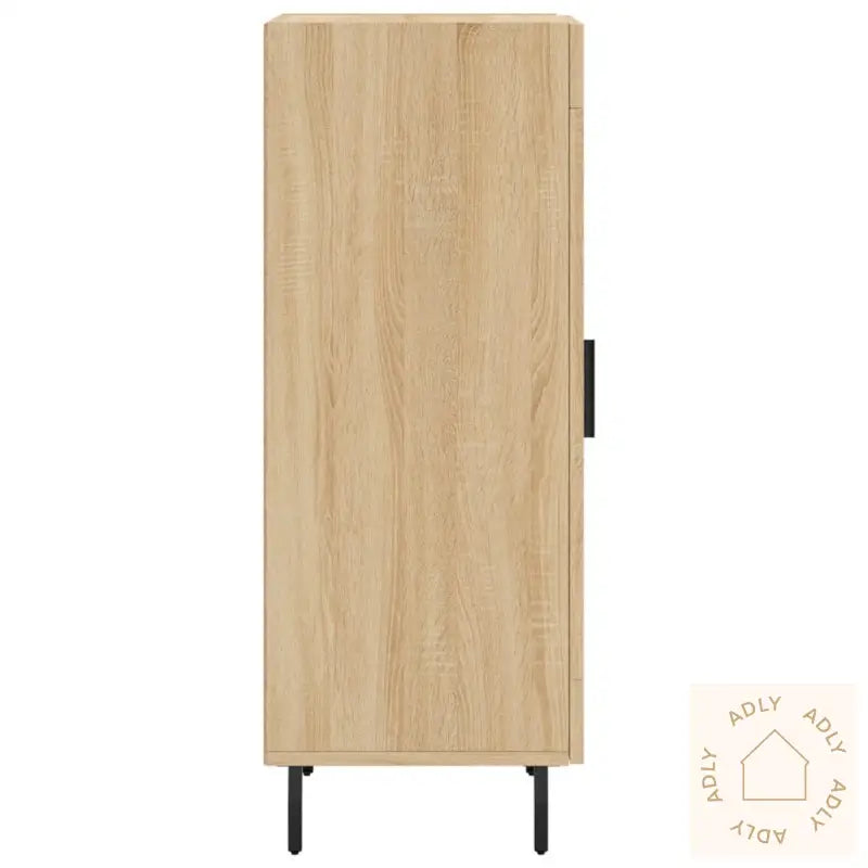 Skjenk Sonoma Eik 34,5X34X90 Cm Konstruert Tre