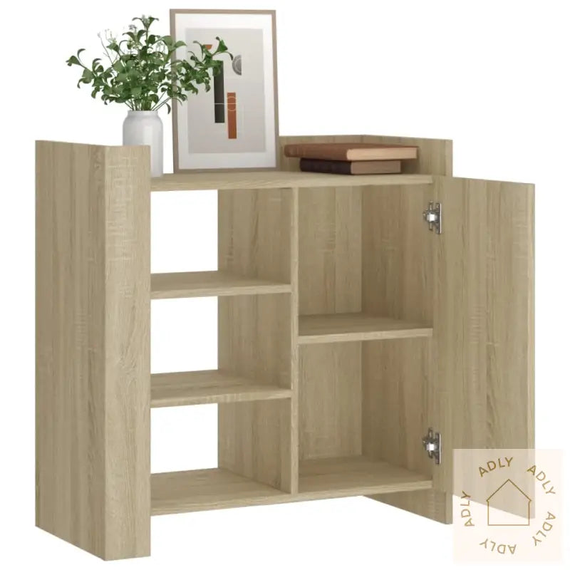 Skjenk Sonoma Eik 73,5X35X75 Cm Konstruert Tre