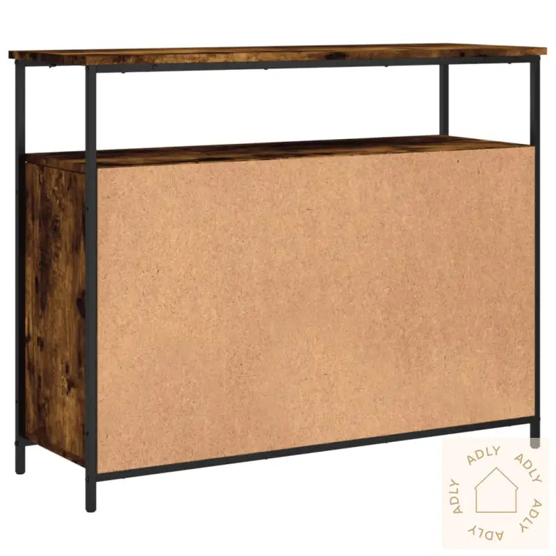 Skjenk Røkt Eik 100X35X80 Cm Konstruert Tre