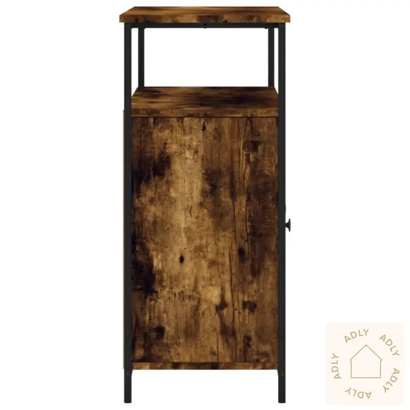 Skjenk Røkt Eik 100X35X80 Cm Konstruert Tre
