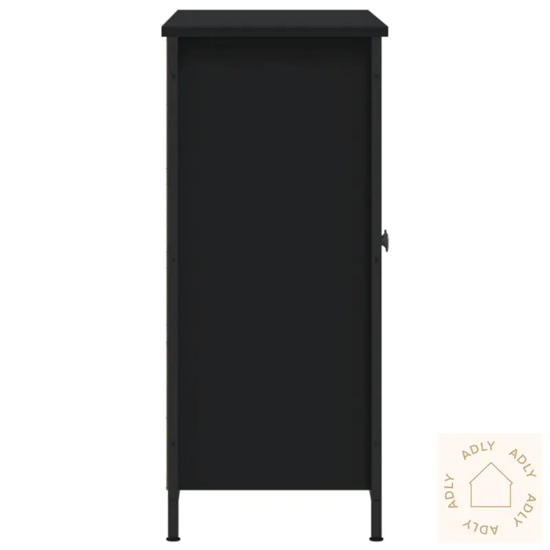Skjenk Svart 100X33X75 Cm Konstruert Tre
