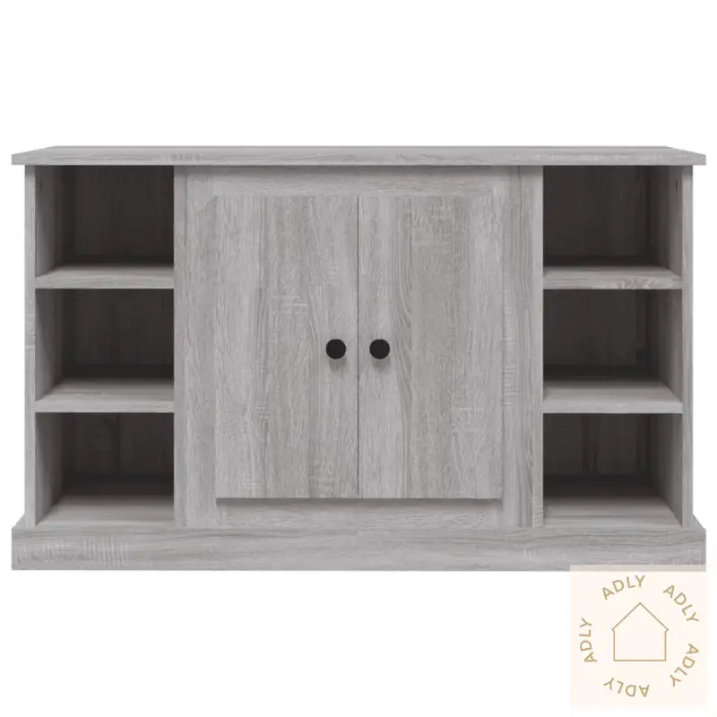 Skjenk Grå Sonoma 100X35,5X60 Cm Konstruert Tre