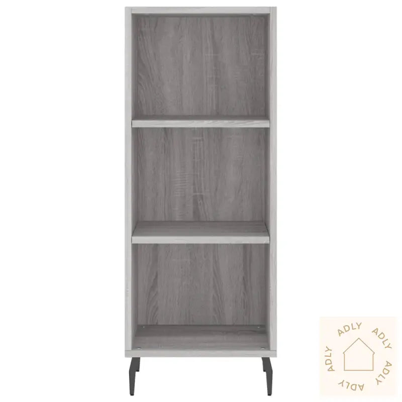 Skjenk Grå Sonoma 34,5X32,5X90 Cm Konstruert Tre