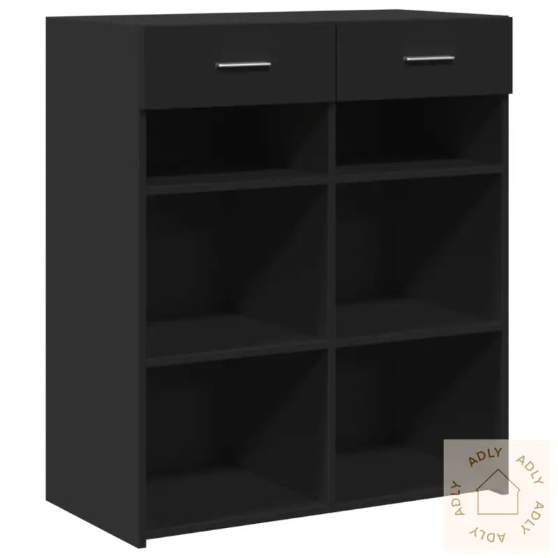 Skjenk Svart 80X42,5X93 Cm Konstruert Tre