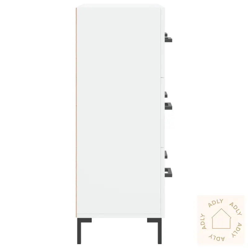 Skjenk Hvit 69,5X34X90 Cm Konstruert Tre