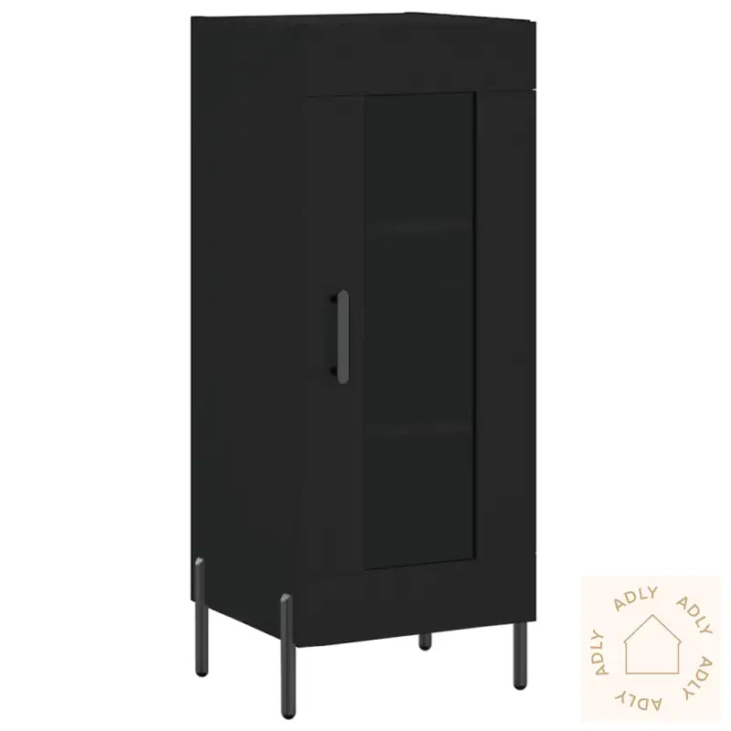 Skjenk Svart 34,5X34X90 Cm Konstruert Tre