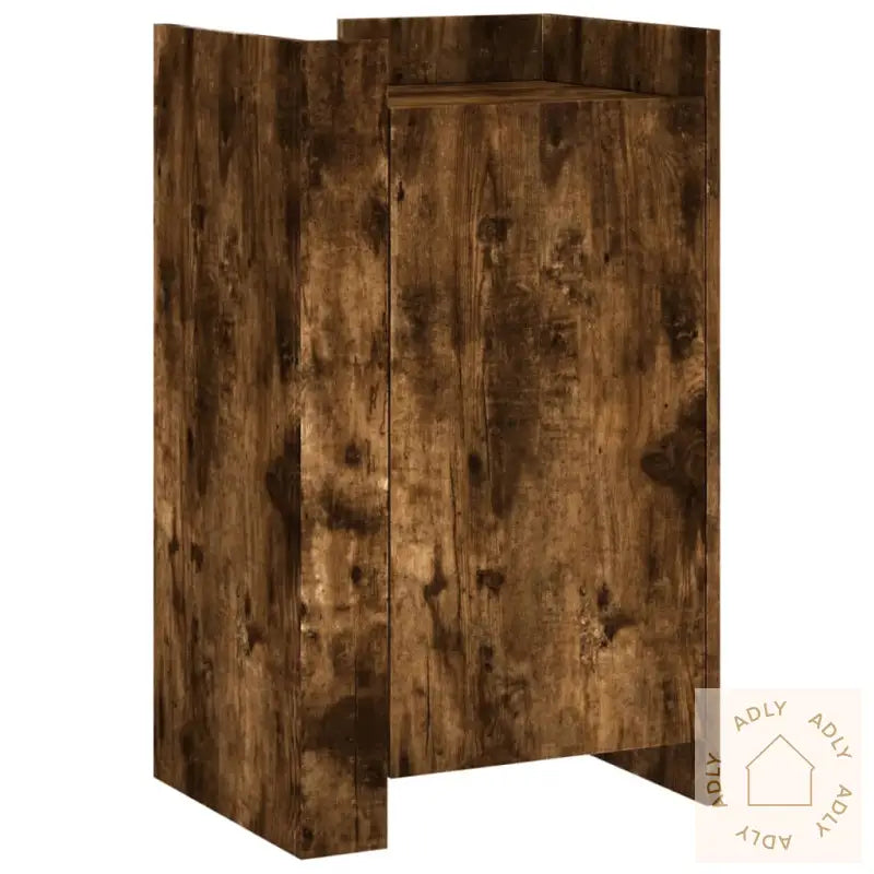 Skjenk Røkt Eik 45X35X75 Cm Konstruert Tre