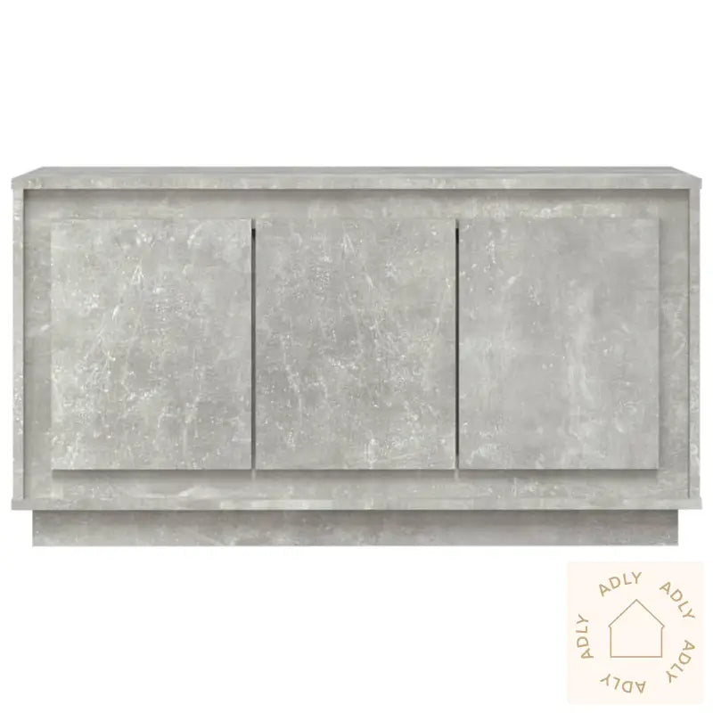 Skjenk Betonggrå 102X35X55 Cm Konstruert Tre