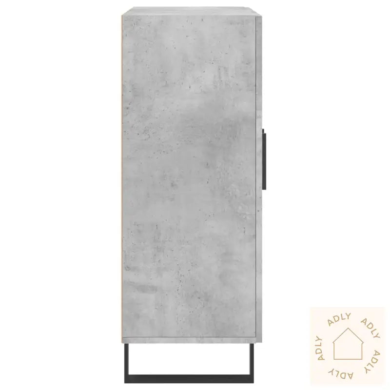 Skjenk Betonggrå 69,5X34X90 Cm Konstruert Tre