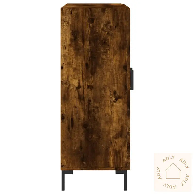 Skjenk Røkt Eik 69,5X34X90 Cm Konstruert Tre