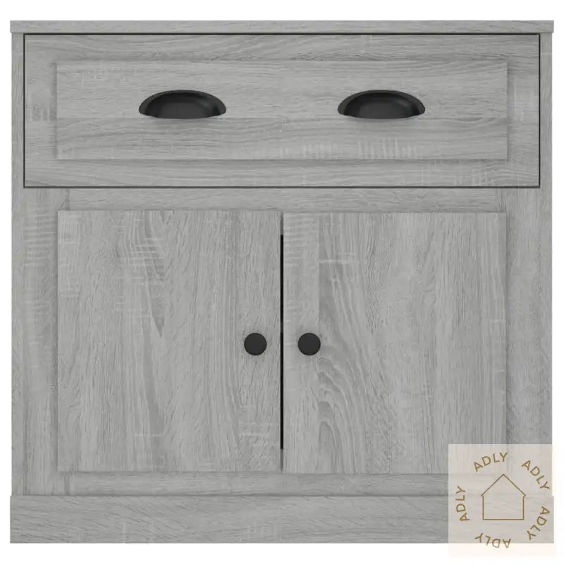 Skjenk Grå Sonoma 70X35,5X67,5 Cm Konstruert Tre