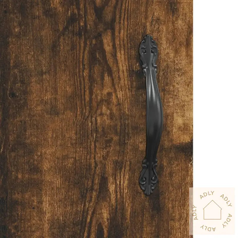 Skjenk Røkt Eik 34,5X34X90 Cm Konstruert Tre