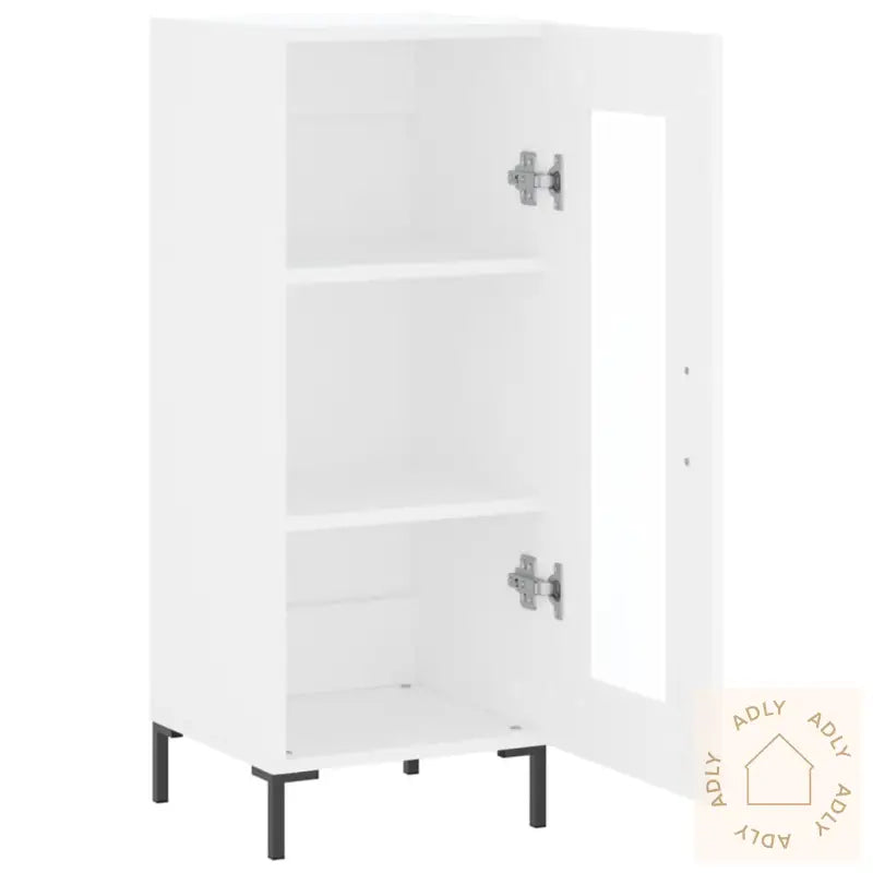 Skjenk Hvit 34,5X34X90 Cm Konstruert Tre