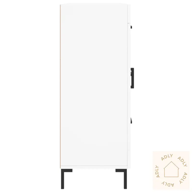 Skjenk Hvit 69,5X34X90 Cm Konstruert Tre