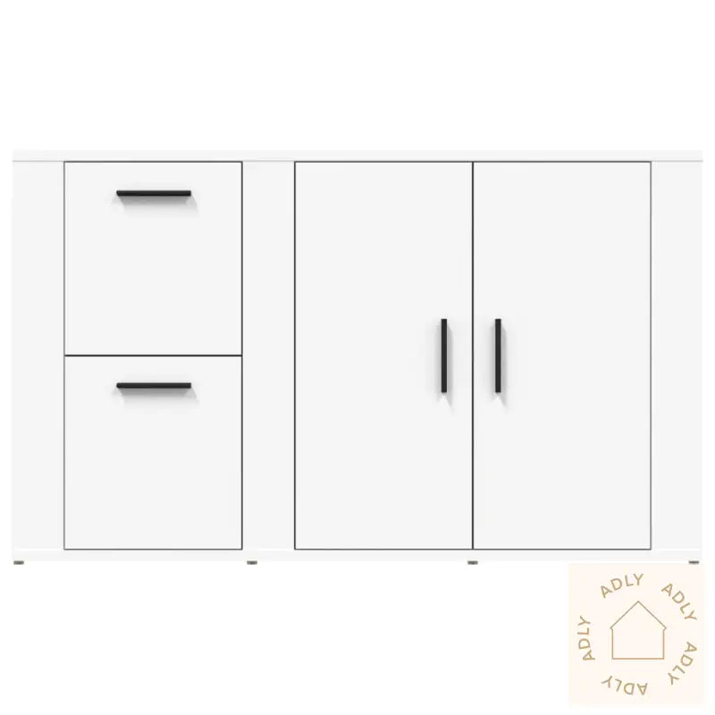 Skjenk Hvit 100X33X59,5 Cm Konstruert Tre