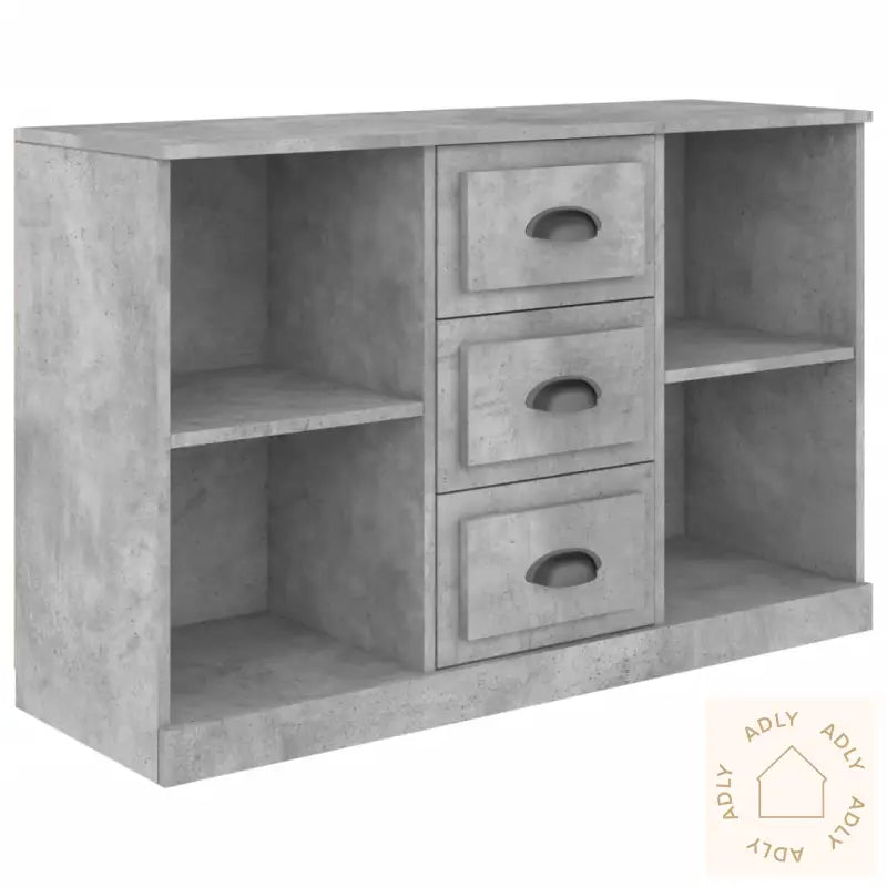 Skjenk Betonggrå 104,5X35,5X67,5 Cm Konstruert Tre