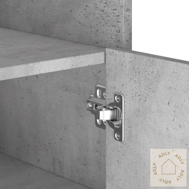 Skjenk Betonggrå 45X35X75 Cm Konstruert Tre