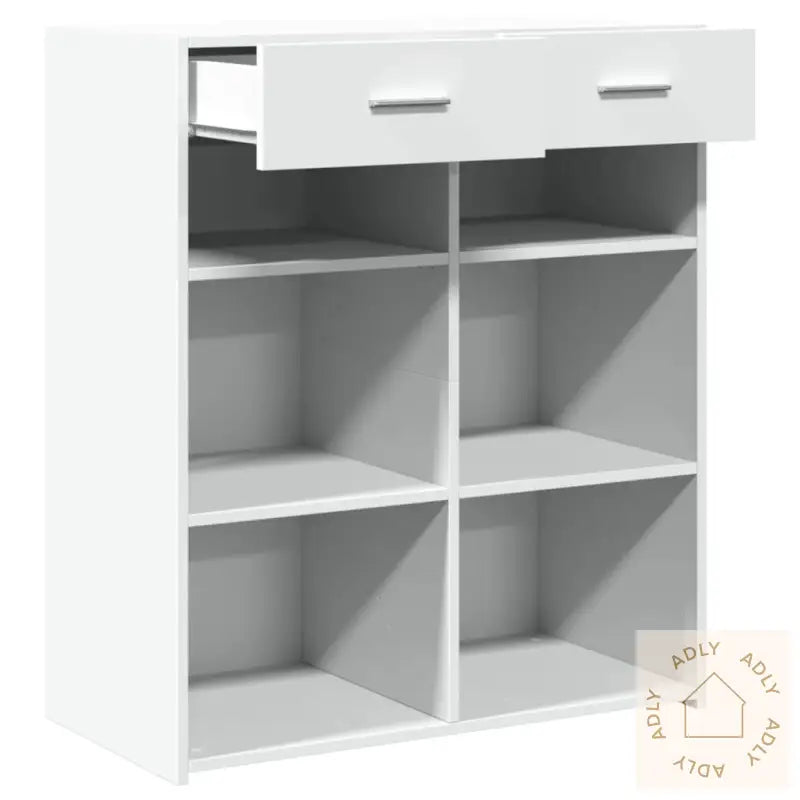 Skjenk Hvit 80X42,5X93 Cm Konstruert Tre