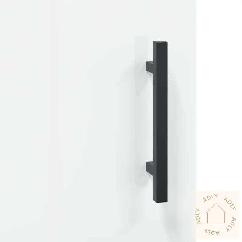 Skjenk Høyglans Hvit 69,5X34X90 Cm Konstruert Tre