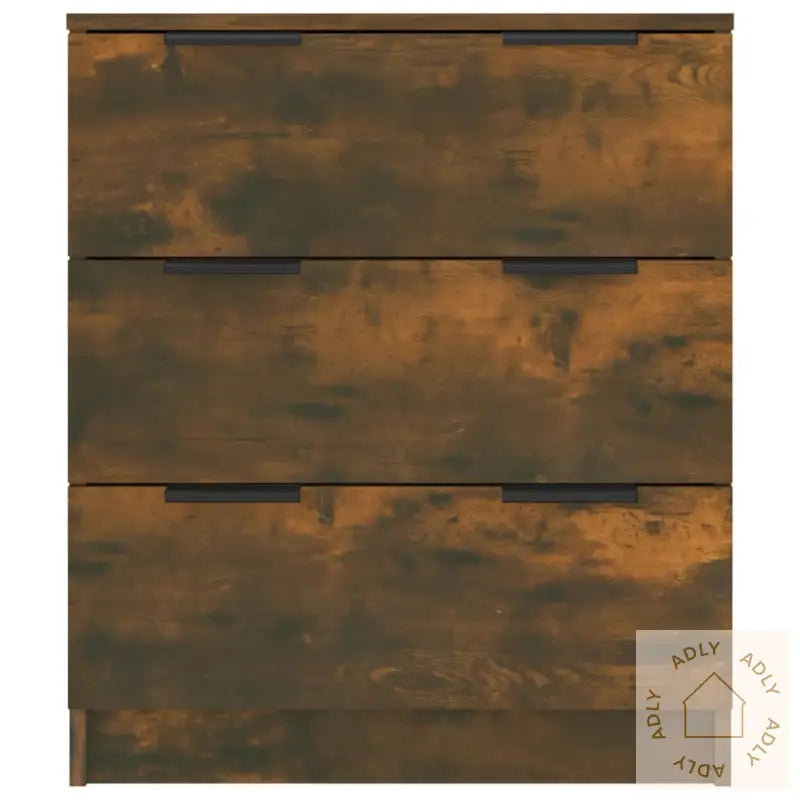 Skjenk Røkt Eik 60X30X70 Cm Konstruert Tre