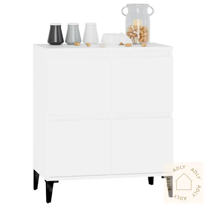 Skjenk Hvit 60X35X70 Cm Konstruert Tre