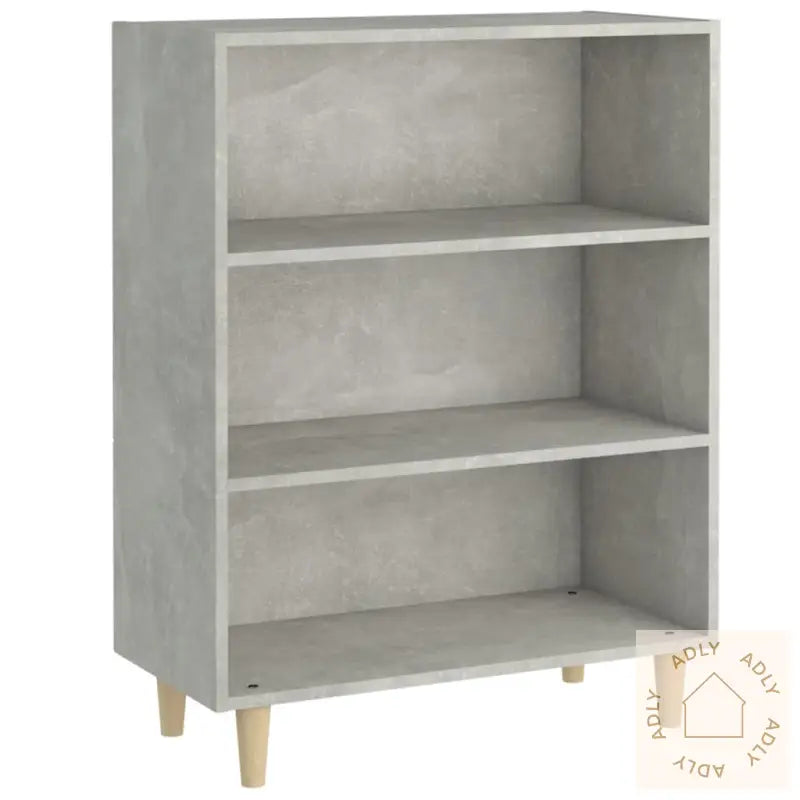 Skjenk Betonggrå 69,5X32,5X90 Cm Konstruert Tre