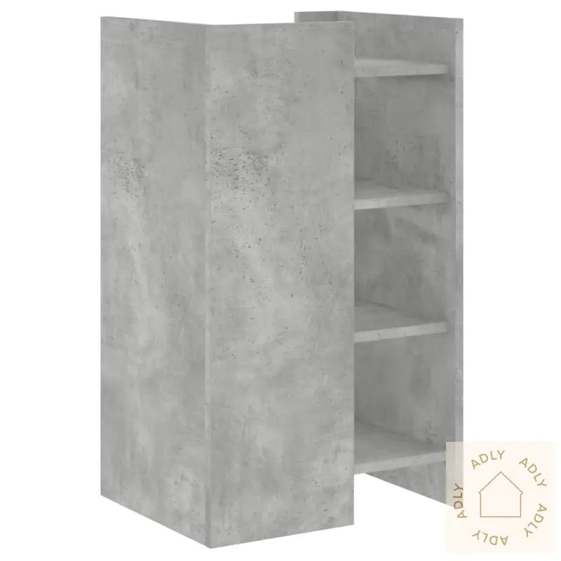 Skjenk Betonggrå 45X35X75 Cm Konstruert Tre