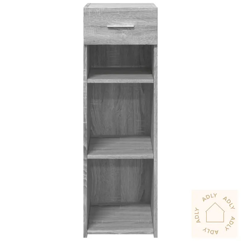 Skjenk Grå Sonoma 30X42,5X93 Cm Konstruert Tre