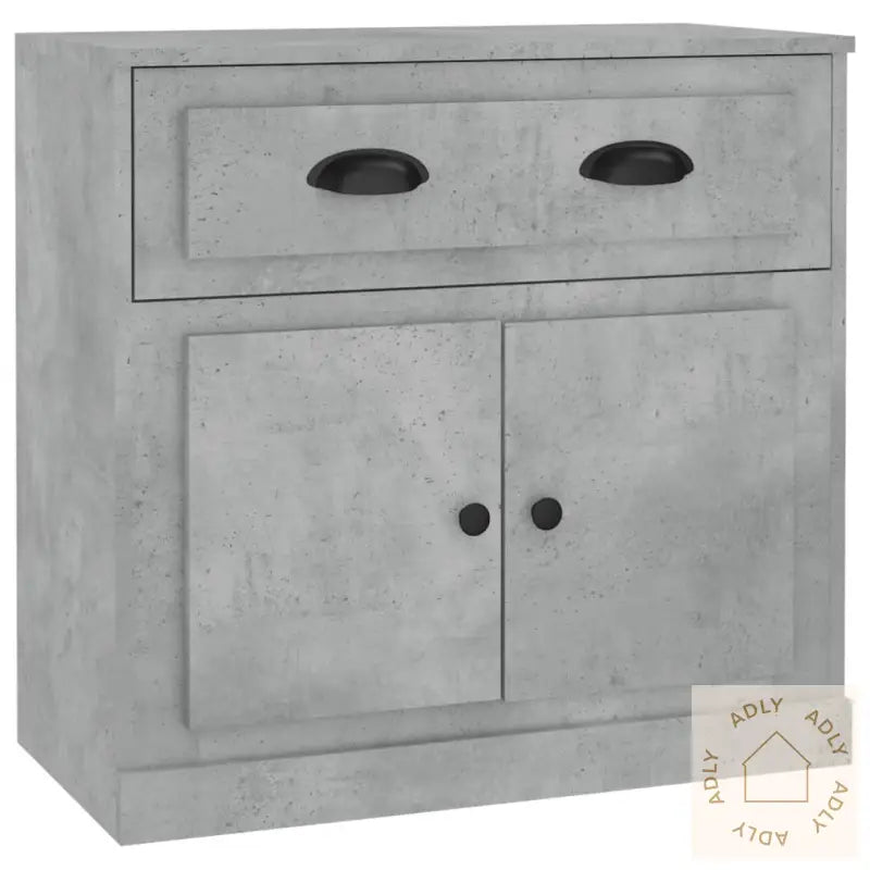 Skjenk Betonggrå 70X35,5X67,5 Cm Konstruert Tre