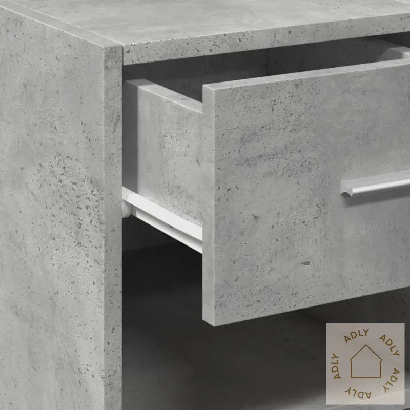 Skjenk Betonggrå 40X42,5X93 Cm Konstruert Tre