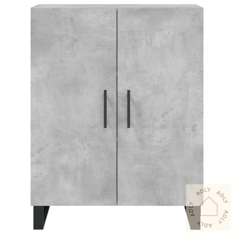 Skjenk Betonggrå 69,5X34X90 Cm Konstruert Tre