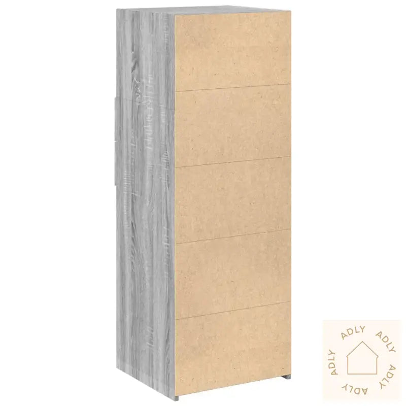 Skjenk Grå Sonoma 30X42,5X93 Cm Konstruert Tre