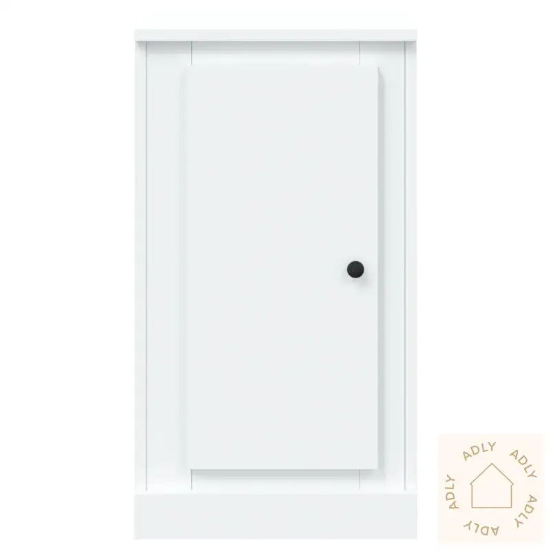 Skjenk Hvit 37,5X35,5X67,5 Cm Konstruert Tre