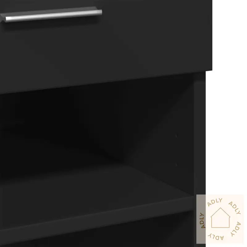 Skjenk Svart 80X42,5X93 Cm Konstruert Tre