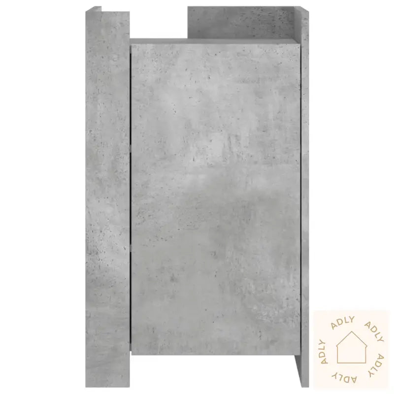 Skjenk Betonggrå 45X35X75 Cm Konstruert Tre