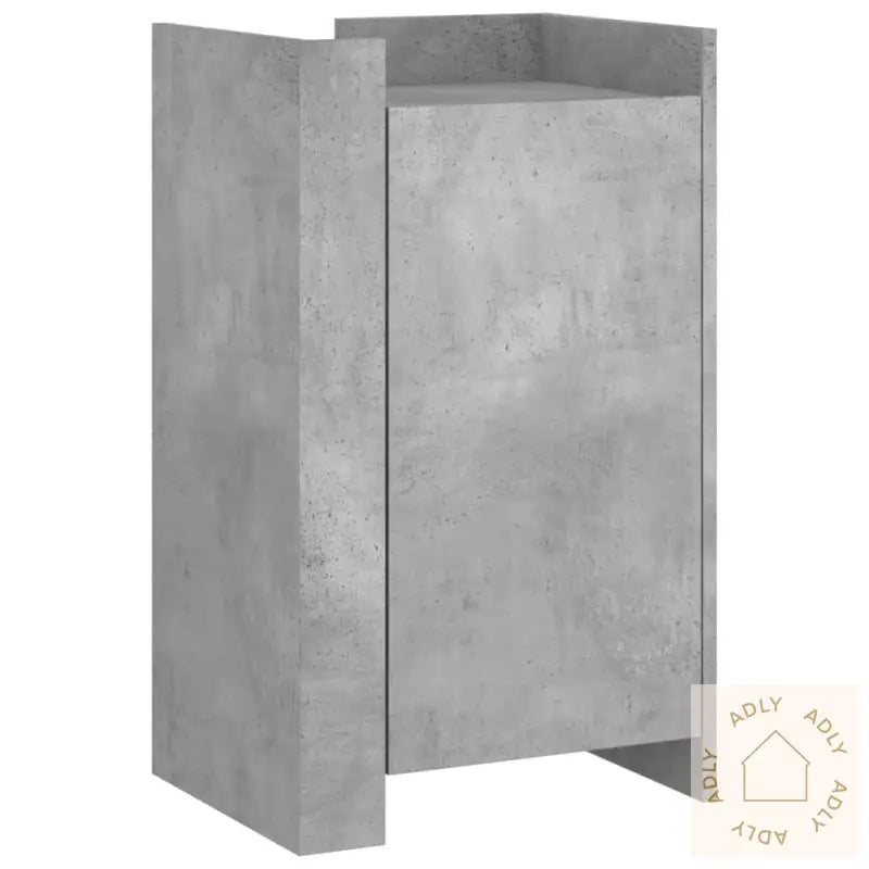 Skjenk Betonggrå 45X35X75 Cm Konstruert Tre