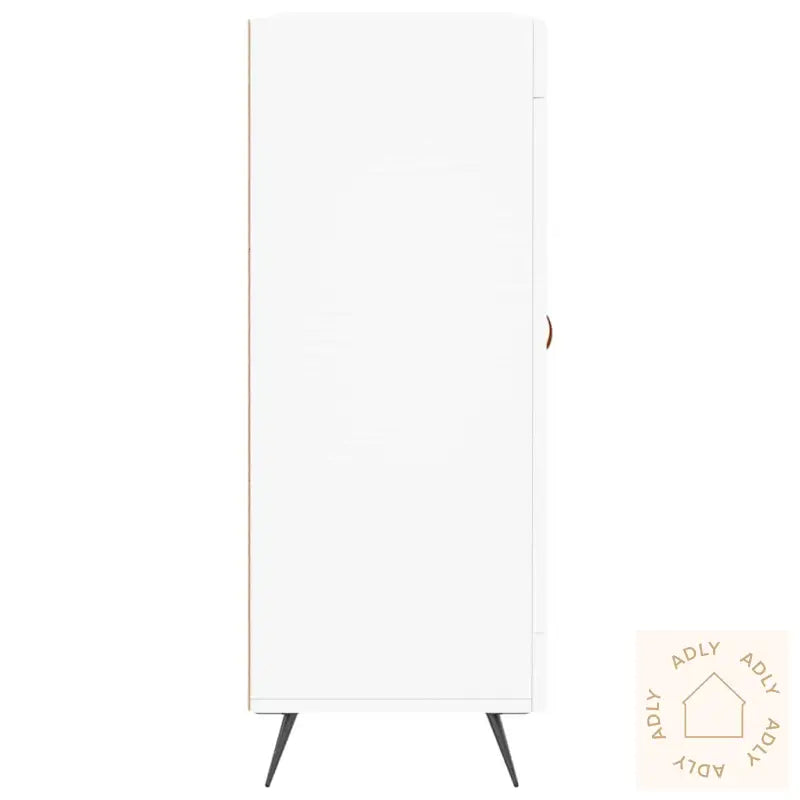 Skjenk Hvit 69,5X34X90 Cm Konstruert Tre