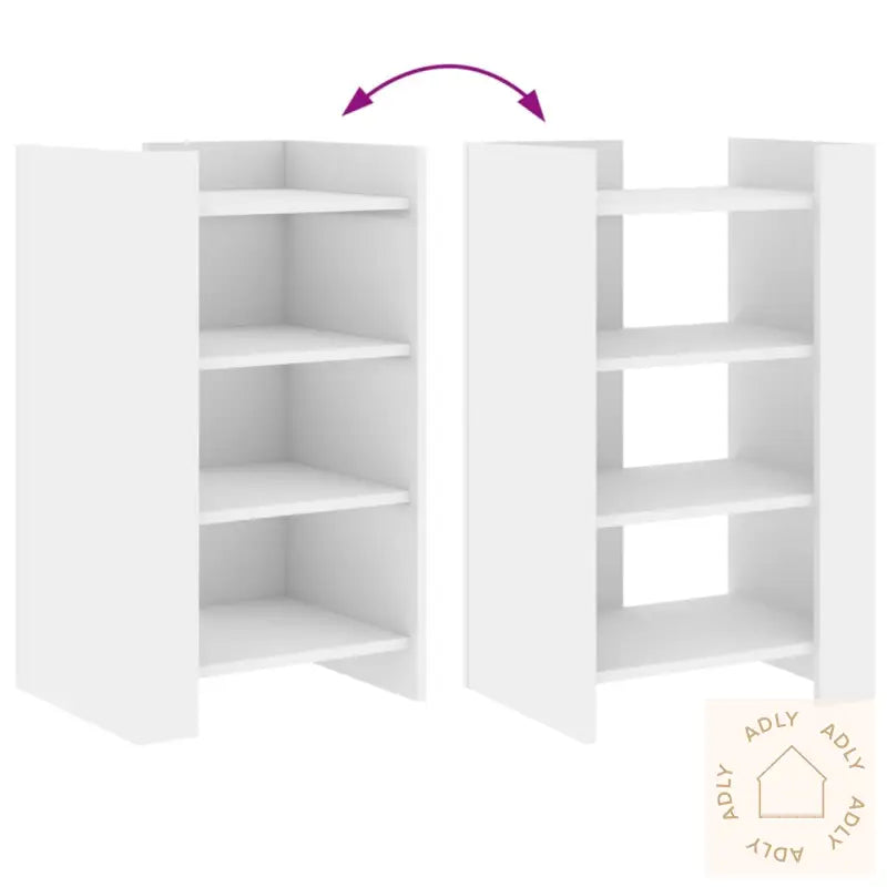 Skjenk Hvit 45X35X75 Cm Konstruert Tre